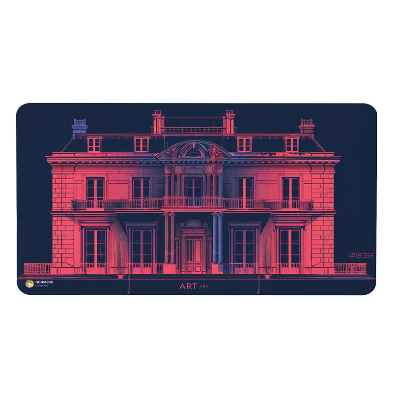 ماوس پد هومرو مدل MX2240 طرح هنری معماری
