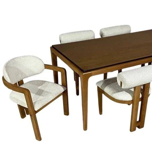 میز و صندلی ناهارخوری شش نفره گالری والریان مدل H1