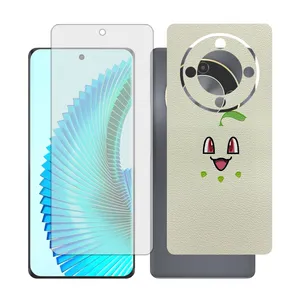 Glass together model transparent screen protector suitable for Honor X9b mobile phone with back cover sticker