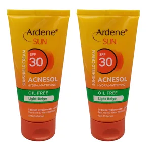 کرم ضد آفتاب رنگی آردن سان SPF 30 مدل Opaque محافظ UVA،UVB مناسب انواع پوست حجم 50 میلی لیتر مجموعه دو عددی