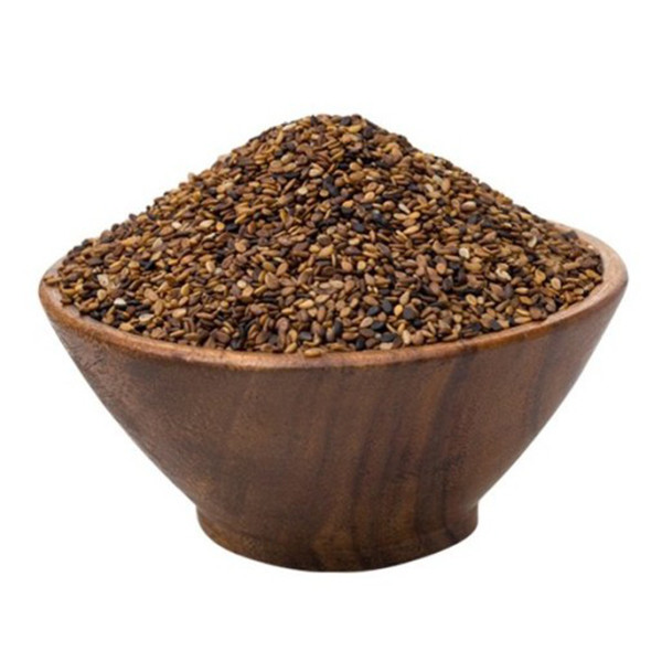دانه کنجد قهوه ای ممتاز باباگلی - 450 گرم
