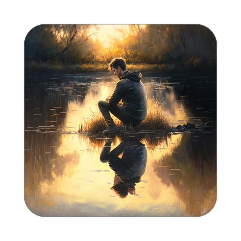 زیر لیوانی کاکتی مدل عاشقانه کد mp12741