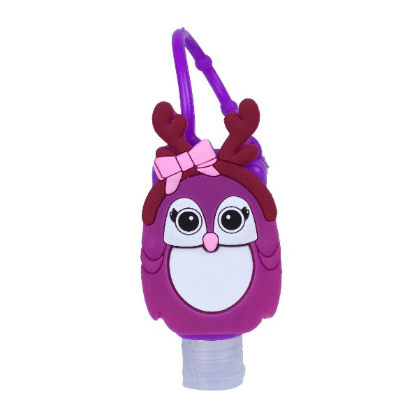 ژل ضدعفونی کننده دست آکسیکید مدل جغد شاخ دار آویزدار حجم 29 میلی لیتر بسته 30 عددی