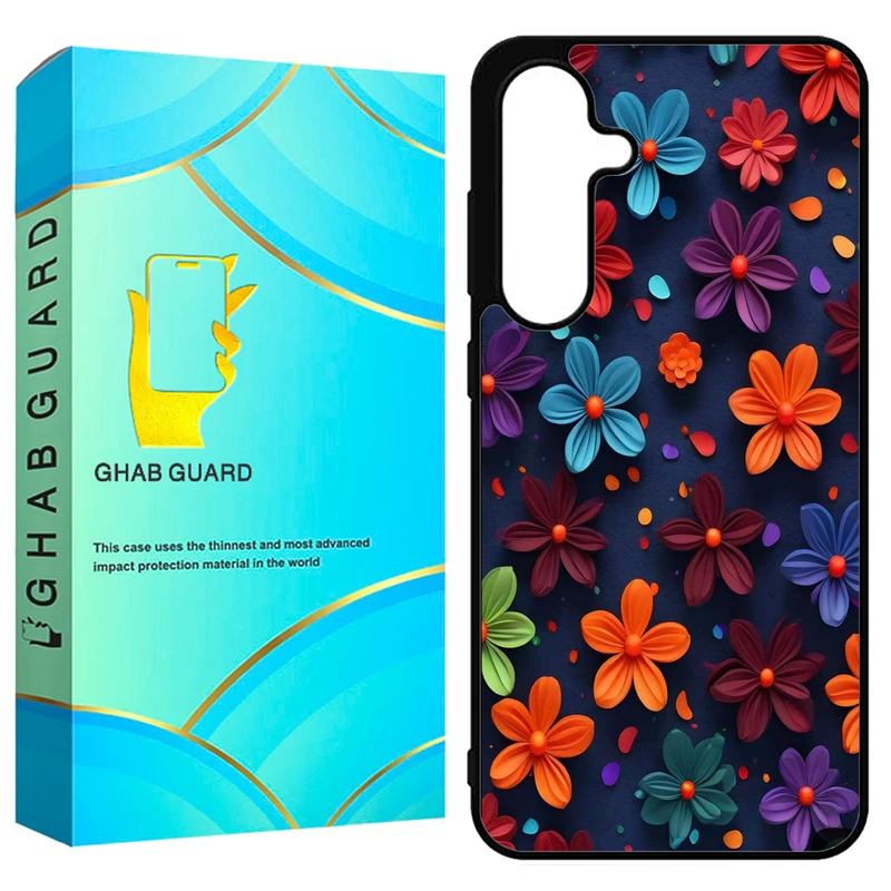 کاور قاب گارد طرح گل گلی مدل GS25FE مناسب برای گوشی موبایل سامسونگ Galaxy S25 FE 
