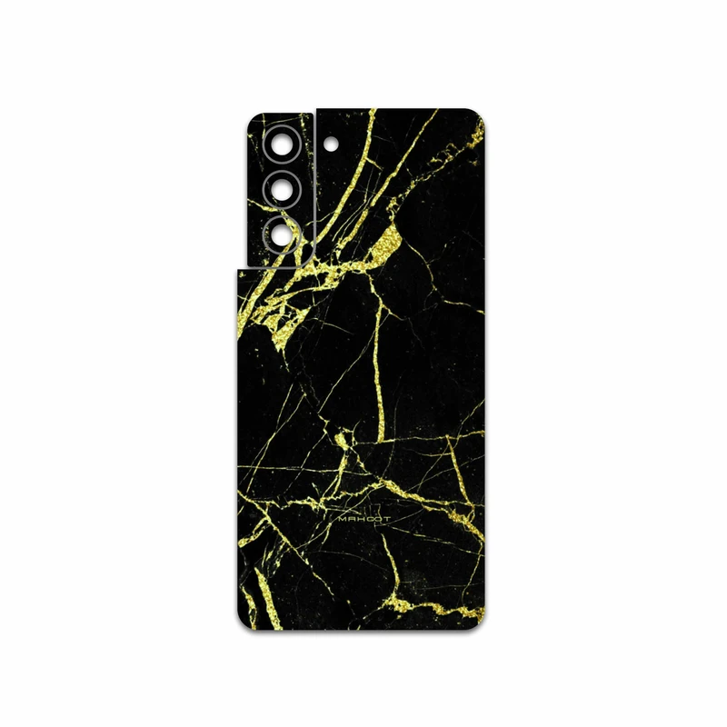 برچسب پوششی ماهوت مدل Graphite-Gold-Marble مناسب برای گوشی موبایل سامسونگ Galaxy S21 5G