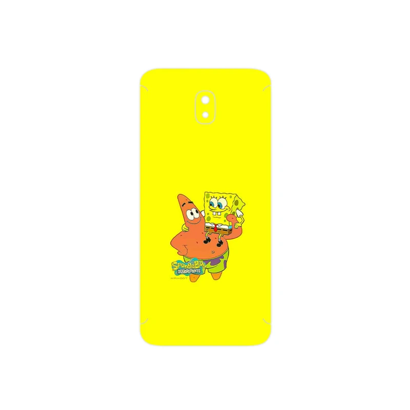 برچسب پوششی ماهوت مدل SpongeBob SquarePants مناسب برای گوشی موبایل سامسونگ Galaxy J7 Pro