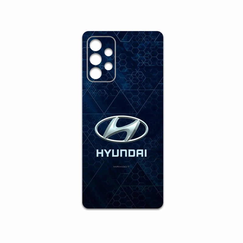برچسب پوششی ماهوت مدل Hyundai-Logo مناسب برای گوشی موبایل سامسونگ Galaxy A72