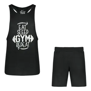 ست تاپ و شلوارک ورزشی مردانه مدل GYM001