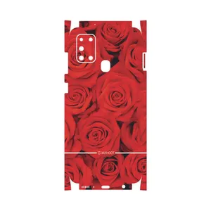 MAHOOT Red-Flower-FullSkin Cover Sticker for Samsung Galaxy A21s