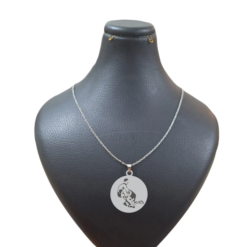 گردنبند هایکا طرح ورزشی فن کشتی کد am.jh 392