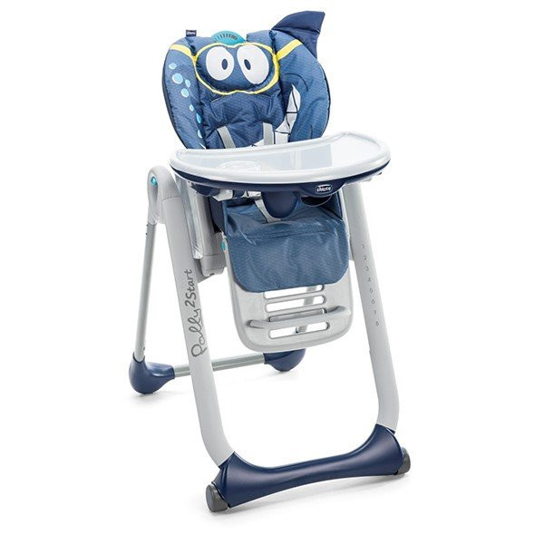 صندلی غذاخوری کودک چیکو مدل پولی 2 استار طرح کوسه