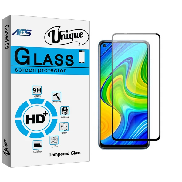 محافظ صفحه نمایش سرامیکی ای اف اس مدل Unique Glass مناسب برای گوشی موبایل شیائومی redmi Note 9
