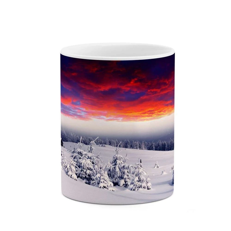 ماگ کاکتی مدل منظره برفی کد mgh15033