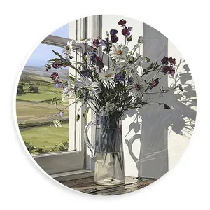 دیوارکوب طرح گلدان پشت پنجره مدل wtb869