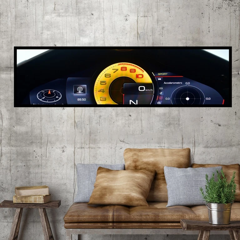 تابلو بکلیت طرح اتومبیل صفحه کیلومتر ماشین مدل B-7854