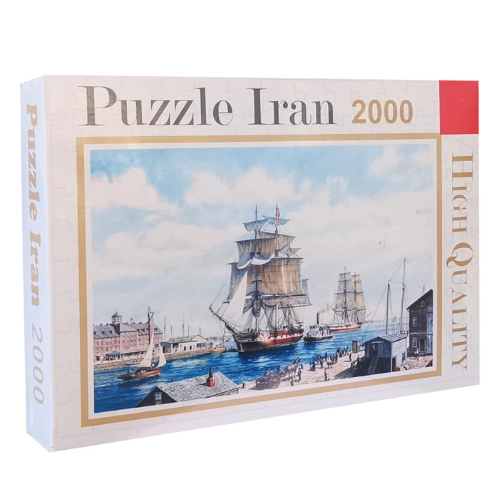 پازل 2000 تکه پازل ایران مدل کشتی بادبانی مناسب برای بزرگسالان