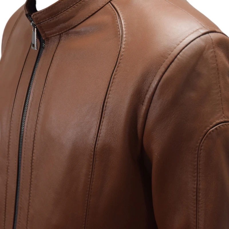 عکس شماره 48 : کت چرم مردانه چرمیران مدل شانون