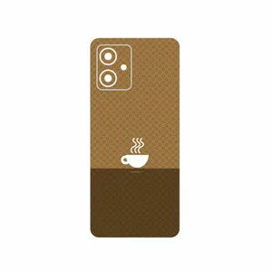 MAHOOT Minimal Cup of Coffee Icon Cover Sticker for Motorola Moto G54