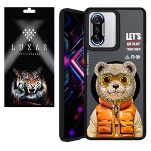 Luxar Teady Bear Cover For xiaomi Redmi k40 / k40 Pro /  mi11X / mi11XPro/ k40pro plus / mi11i / PocoF3