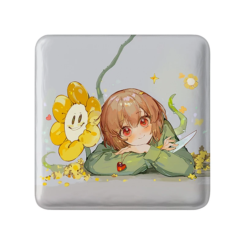 مگنت خندالو طرح بازی آندرتیل (Undertale) مدل مربعی کد 31751