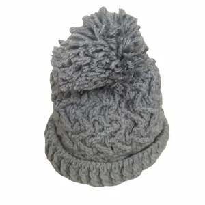 کلاه بافتنی بچگانه طرح زیگزاگ مدل A445