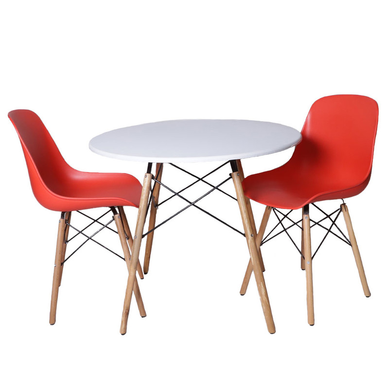 میز و صندلی ناهار خوری 2 نفره مدل مایا فایبر کد MF888