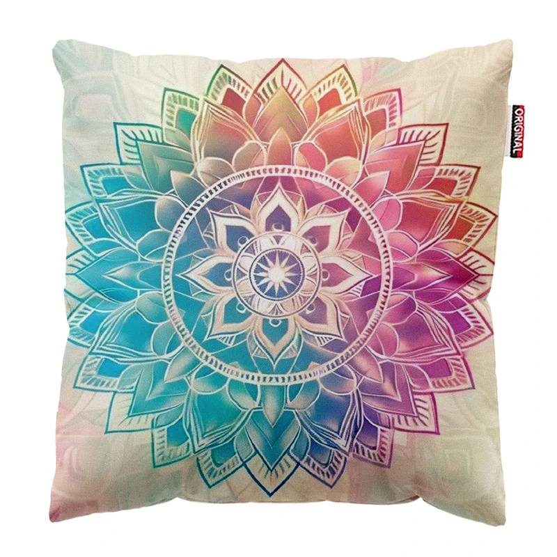 کوسن پاد آفرین مدل سنتی گل کد k69 سایز 30×30 سانتی‌متر