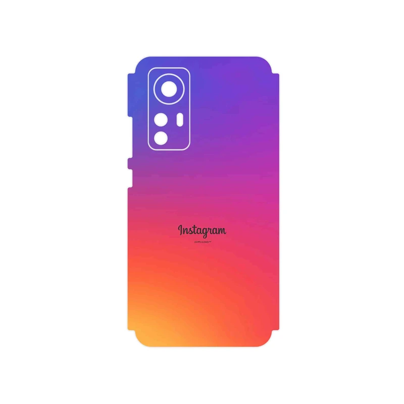 برچسب پوششی ماهوت مدل Instagram مناسب برای گوشی موبایل شیائومی 12X