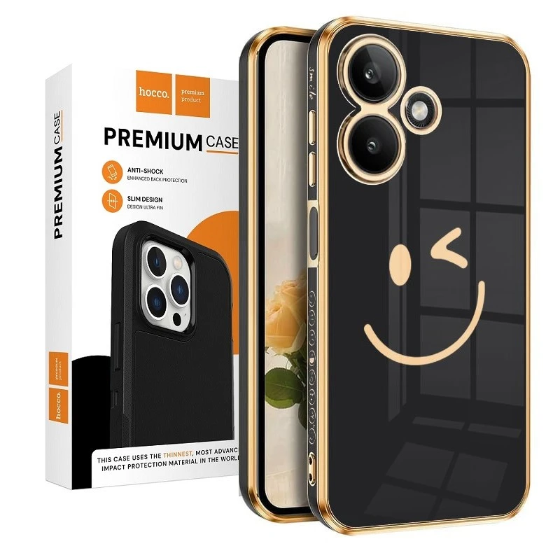 کاور هوکو مدل Smile مناسب برای گوشی موبایل شیائومی Redmi 13 5G / Poco M6 4G