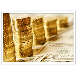 تابلو بکلیت طرح بازار مالی سکه طلا مدل W-11418