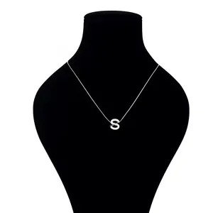 گردنبند مدل حرف S پفکی