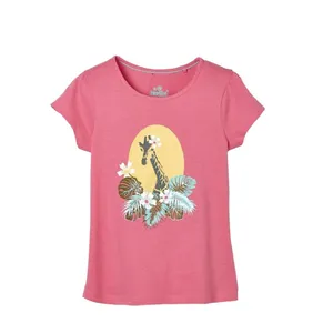 تی شرت آستین کوتاه دخترانه لوپیلو مدل پنبه طبیعی کد 8473509