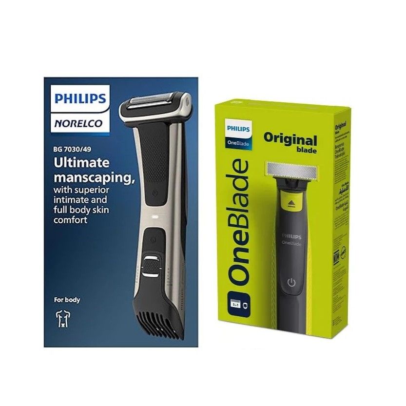 ماشین اصلاح موی بدن فیلیپس مدل BG7030 به همراه ماشین اصلاح وان بلید -  - 9