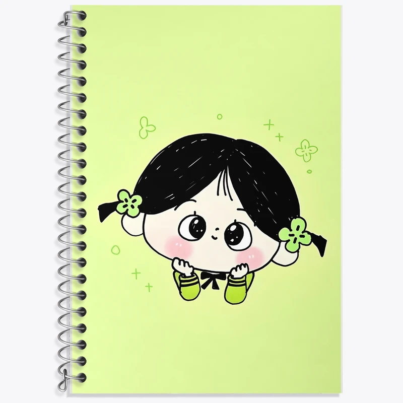 دفتر نت موسیقی 50 برگ خندالو طرح دخترانه کیوت کد F5818