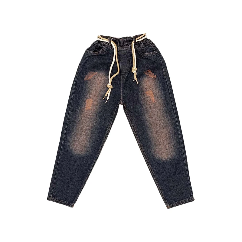 شلوار جین مام استایل بچگانه مدل جگری