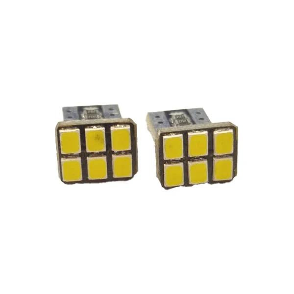 لامپ چراغ خودرو  مدل ULTRA6 پایه T بسته دو عددی