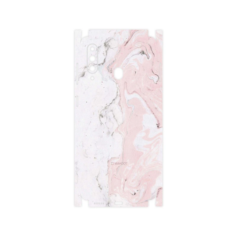 برچسب پوششی ماهوت مدل Blanco-Pink-Marble-FullSkin مناسب برای گوشی موبایل سامسونگ Galaxy A60
