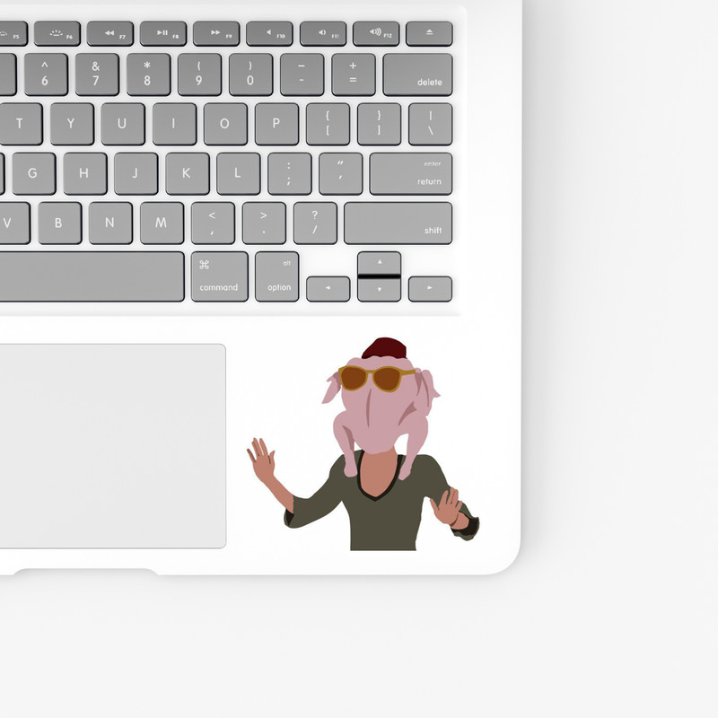 استیکر لپ تاپ و موبایل بووم طرح سریال Friends مدل Mon کد ET78