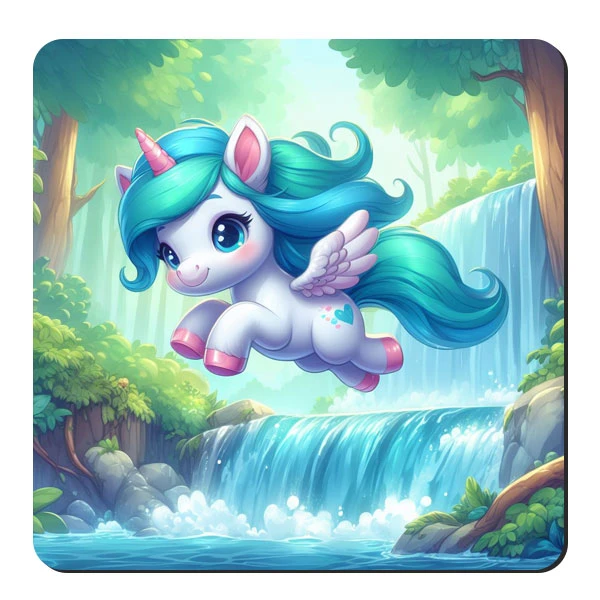  زیر لیوانی طرح تک شاخ کد nzl328