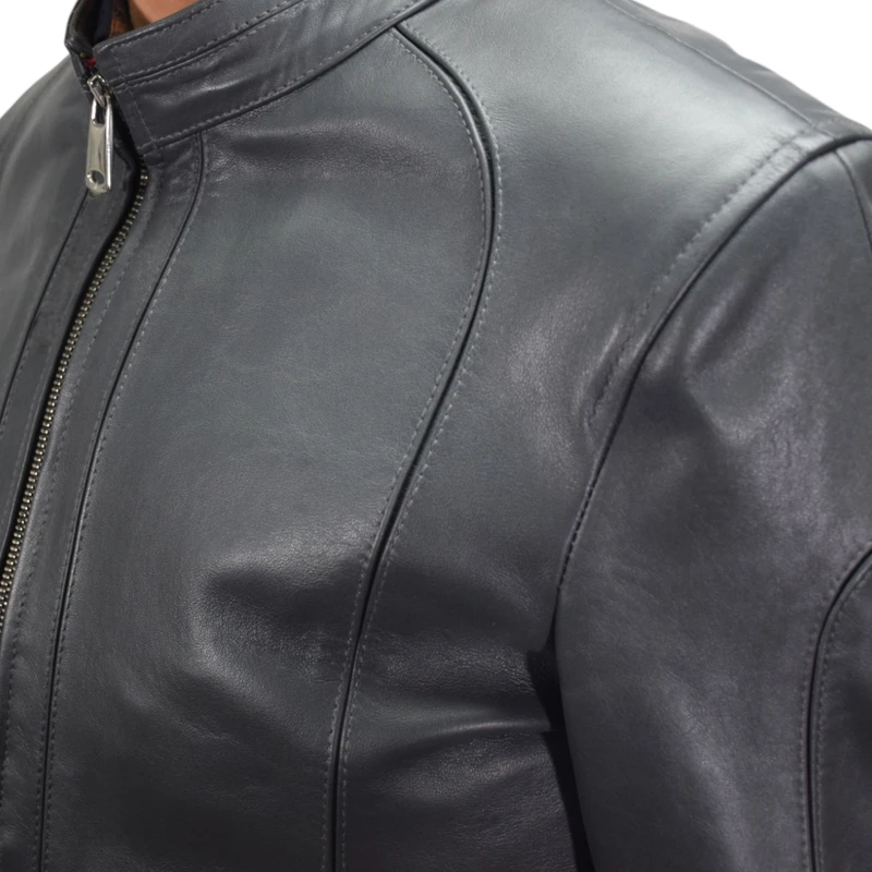 عکس شماره 20 : کت چرم مردانه چرمیران مدل شانون