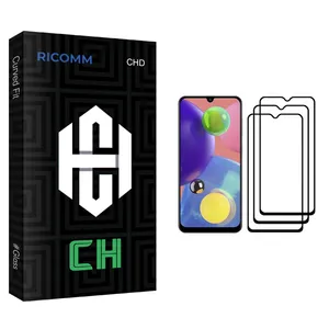 Ricomm CH glass Screen Protector For Samsung Galaxy A70s Pack Of 3