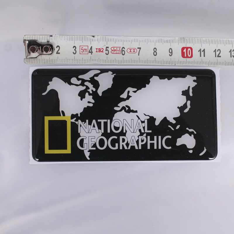 برچسب خودرو مدل ژله ای National Geographic