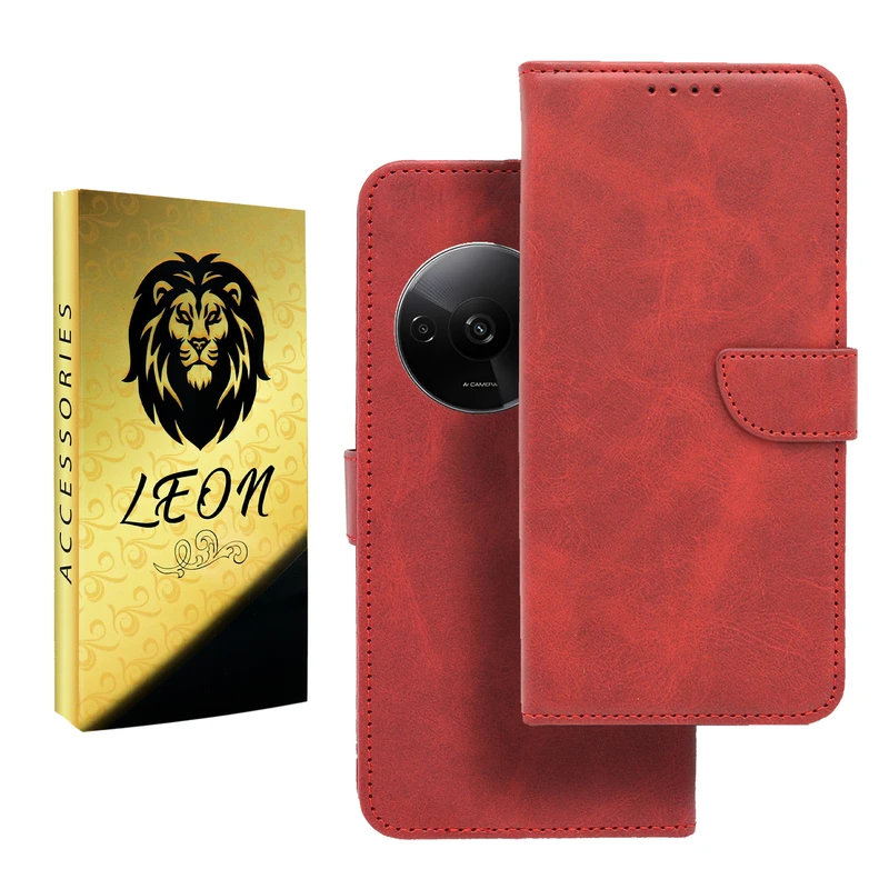 کیف کلاسوری لئون مدل Khoshi Yo مناسب برای گوشی موبایل شیائومی Redmi A3