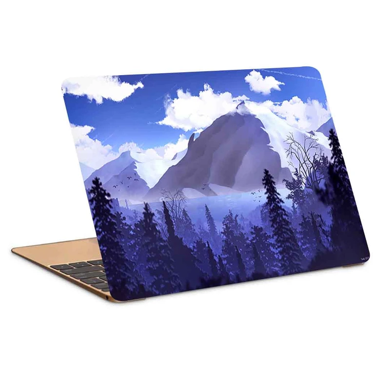استیکر لپ تاپ طرح mountains lake trees  کد  P-872  مناسب برای لپ تاپ  15.6  اینچ