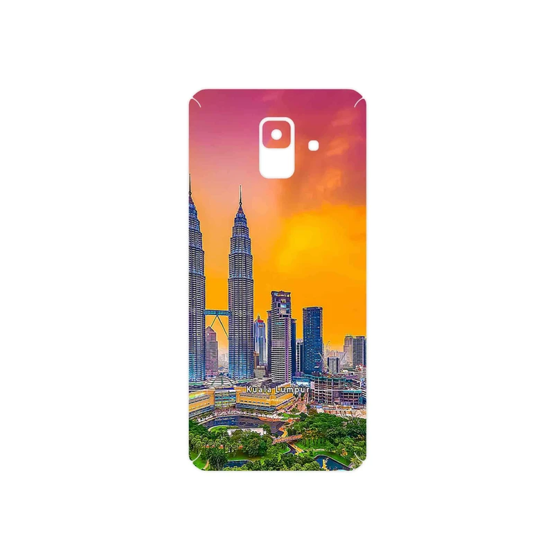 برچسب پوششی ماهوت مدل City of Kuala Lumpur مناسب برای گوشی موبایل سامسونگ Galaxy A6 2018