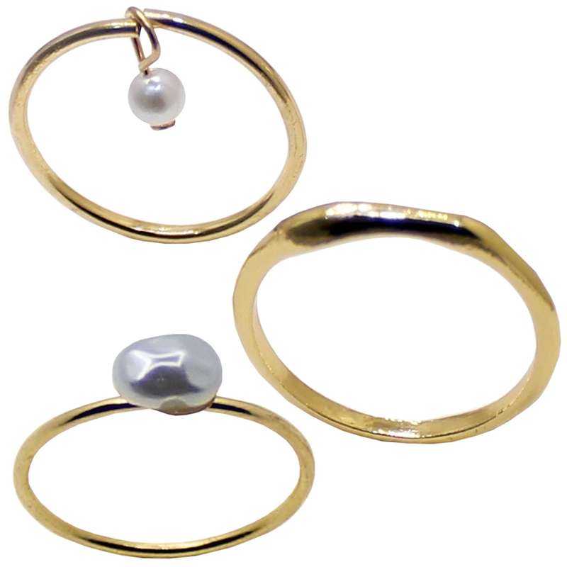 بند انگشتی زنانه کد RKH_1361 مجموعه 3 عددی