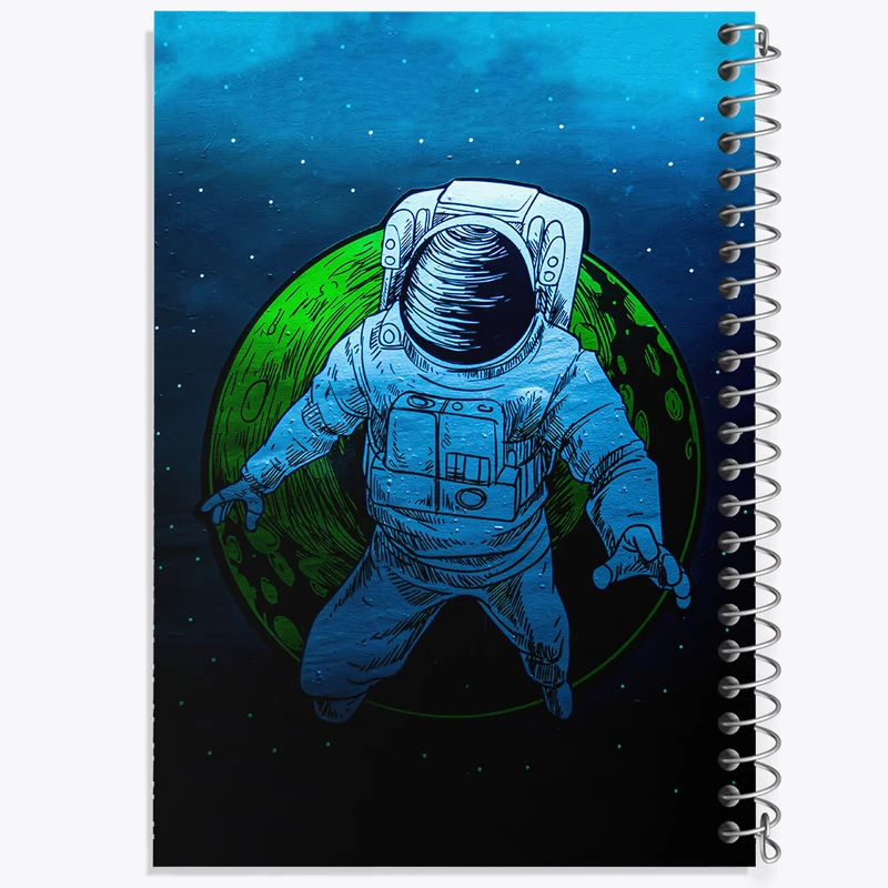 دفتر شطرنجی 50 برگ خندالو طرح فضانورد کد F6027