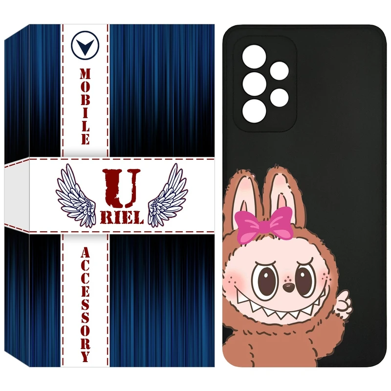 کاور یوریل مدل KSH کد 109 طرح عروسک لبوبو مناسب برای گوشی موبایل سامسونگ Galaxy A72