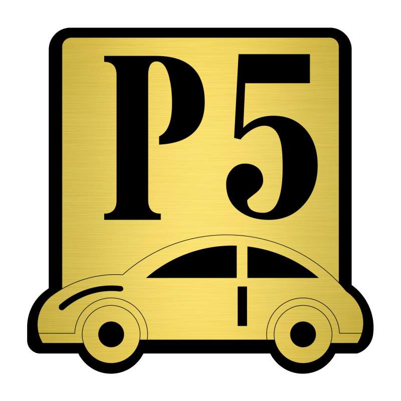 تابلو نشانگر کازیوه طرح پارکینگ شماره 5 کد P-BG 05