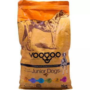 غذای خشک سگ وودو مدل Large Junior وزن 3 کیلوگرم